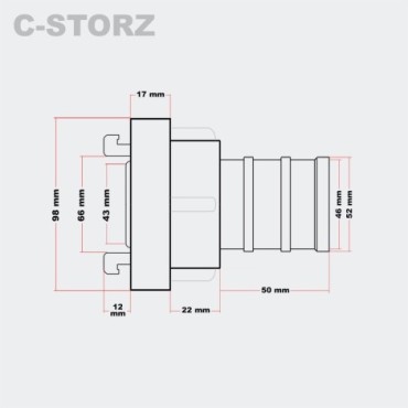 Cupla furtun pompieri Storz 2 "