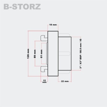 Cupla Storz B-75x3 "