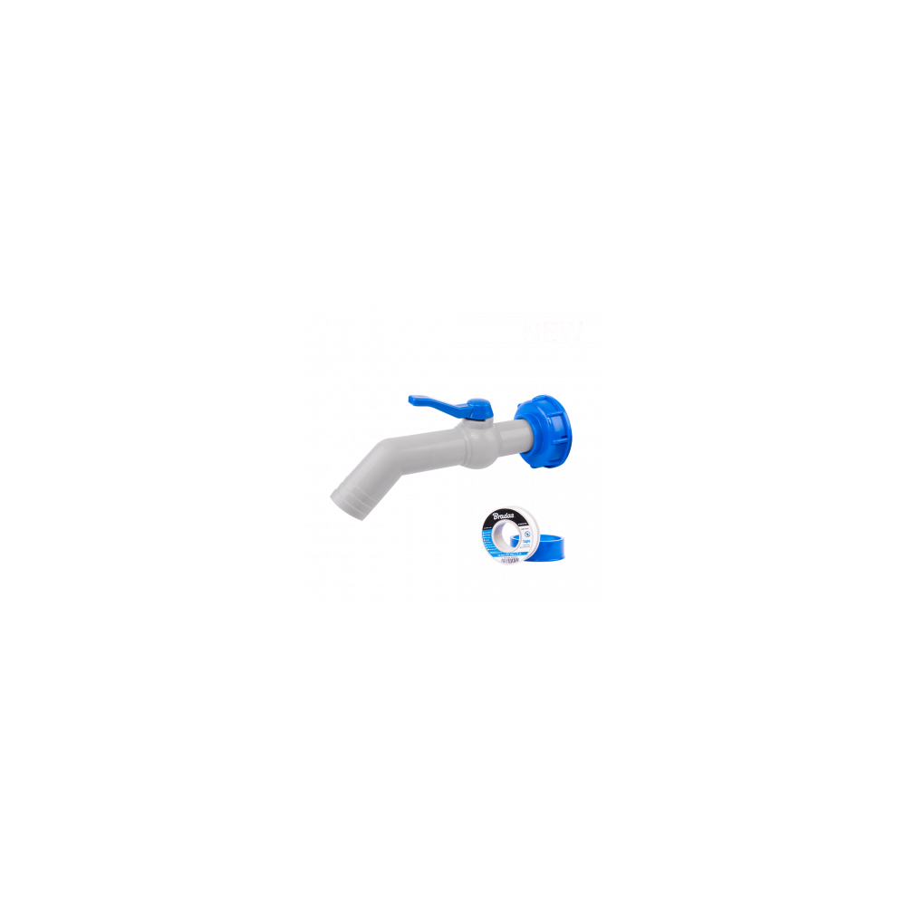 Adaptor IBC pentru furtun cu robinet 45 ° 1 "