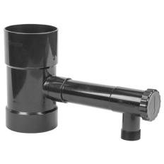 Colector apa pluviala set 90mm grafit