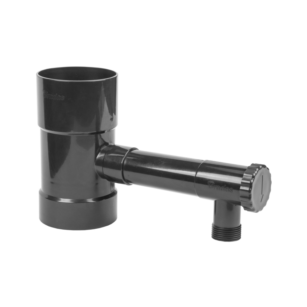 Colector apa pluviala set 90mm grafit